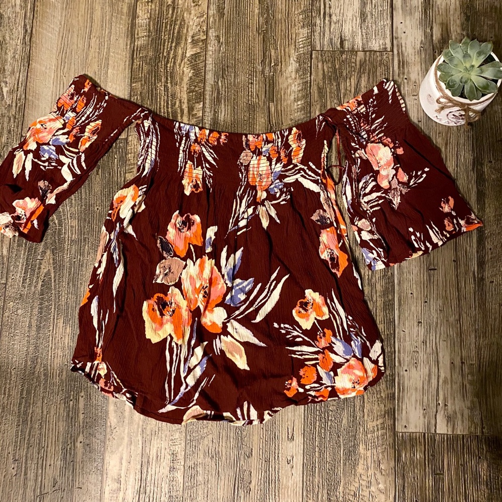 Billabong off the shoulder top